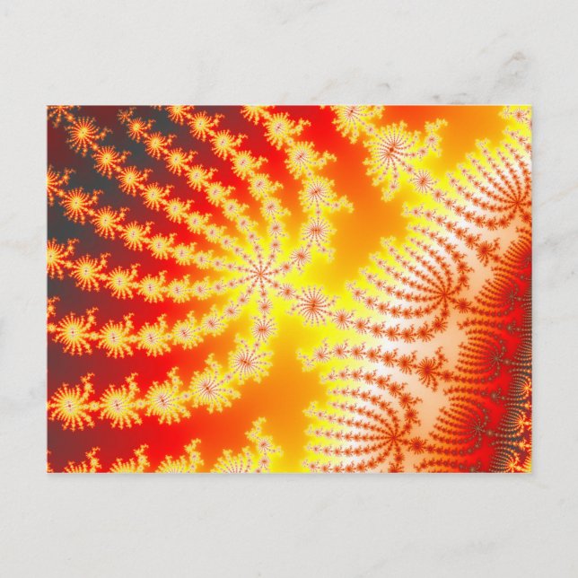 Postal Sunburst 1.1 - Fractal (Anverso)