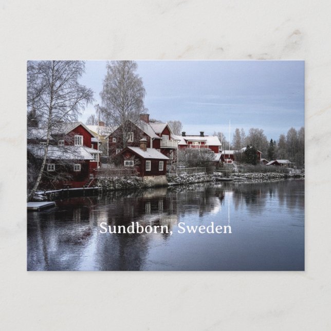Postal Sundborn, Suecia (Anverso)