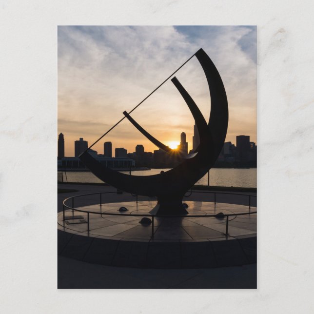 Postal Sundial Sunset (Anverso)