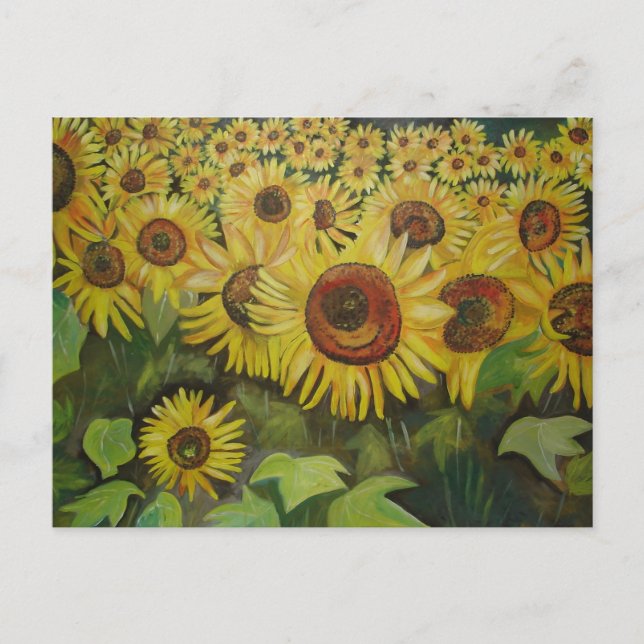 Postal Sunflower (Anverso)