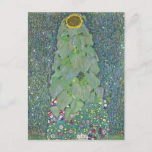 Postal Sunflower   Gustav Klimt