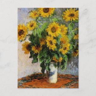Postal Sunflowers, 1881 by Monet.