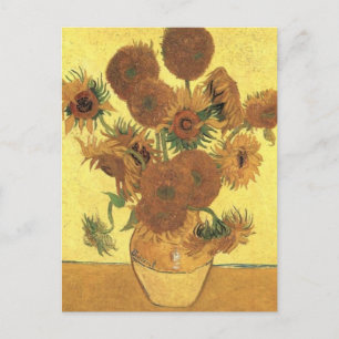 Postal Sunflowers de Van Gogh