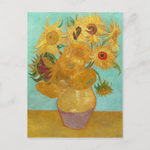 Postal Sunflowers de Van Gogh