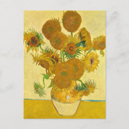 Postal Sunflowers de Vincent Van Gogh