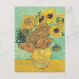 Postal Sunflowers de Vincent Van Gogh