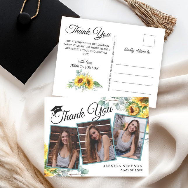 Postal Sunflowers Eucalyptus 3 Fotografía Graduada Gracia (Subido por el creador)