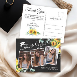 Postal Sunflowers Eucalyptus 3 Fotografía Graduada Gracia