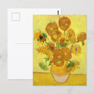 Postal Sunflowers, Vincent van Gogh