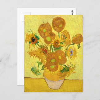 Postal Sunflowers, Vincent van Gogh