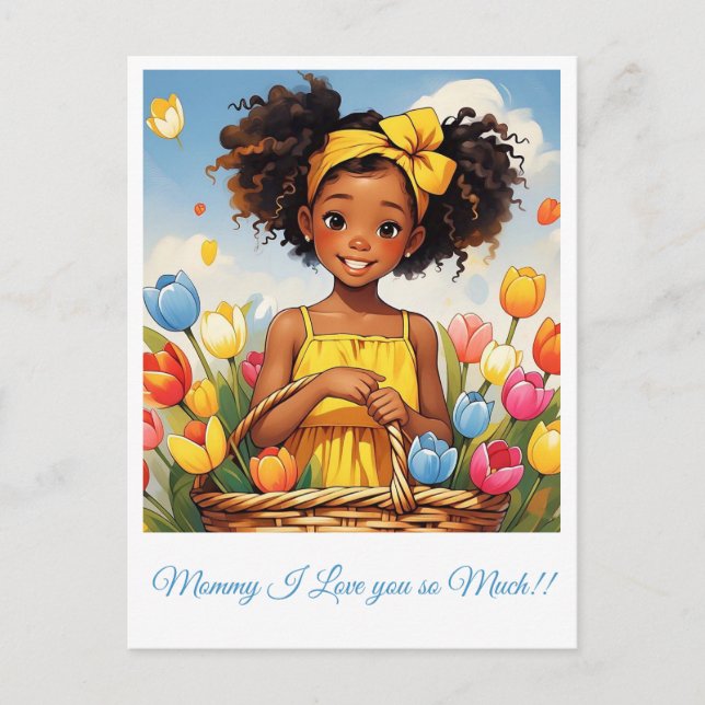 POSTAL " SUNLIT BLOOM " (Anverso)