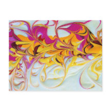 Sunny Swirls Postcard