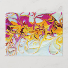 Postal Sunny Swirls Postcard