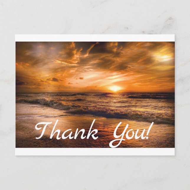 Postal Sunrise and Seascape (Anverso)