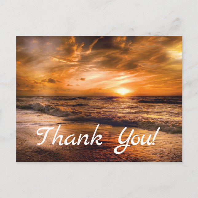 Postal Sunrise and Seascape (Anverso)