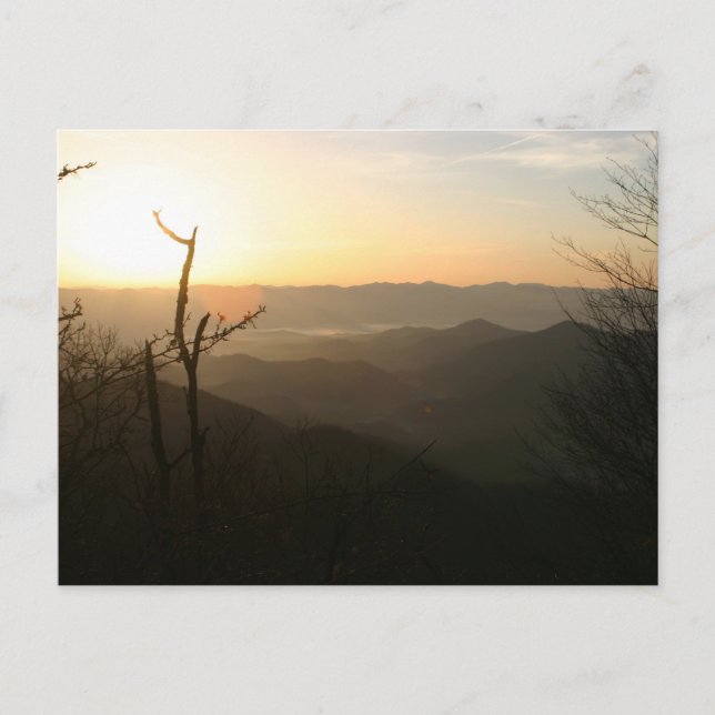 Postal Sunrise at Copper Ridge, Appalachian Trail (Anverso)