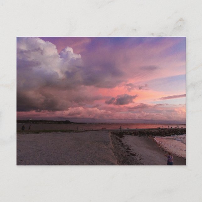 Postal Sunrise at Jetty Park, Fort Pierce, Florida (Anverso)
