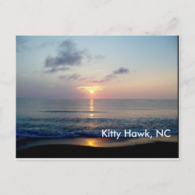 Postal Sunrise At Kitty Hawk (Anverso)