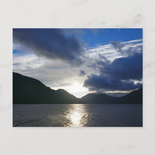 Postal Sunrise at Lake Crescent (Anverso)