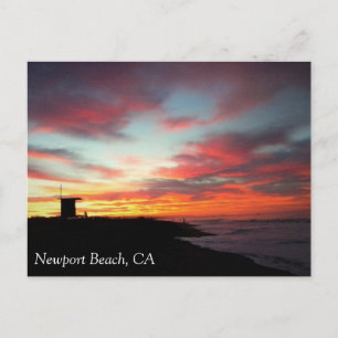 Postal Sunrise at Newport Beach, California