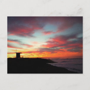 Postal Sunrise at Newport Beach, California