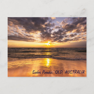 Postal Sunrise at Surfers Paradise Postcard