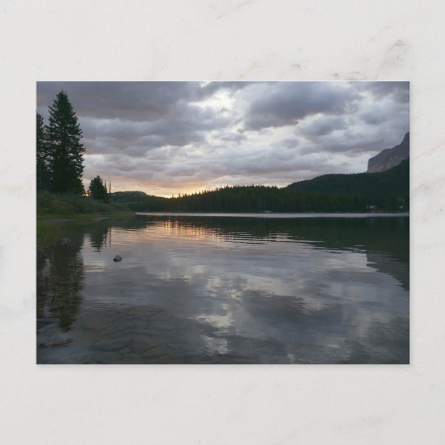 Postal Sunrise at Swiftcurry Lake II (Anverso)