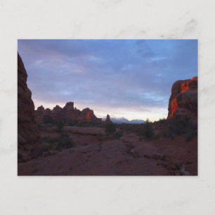 Postal Sunrise at the Windows Trail in Arches