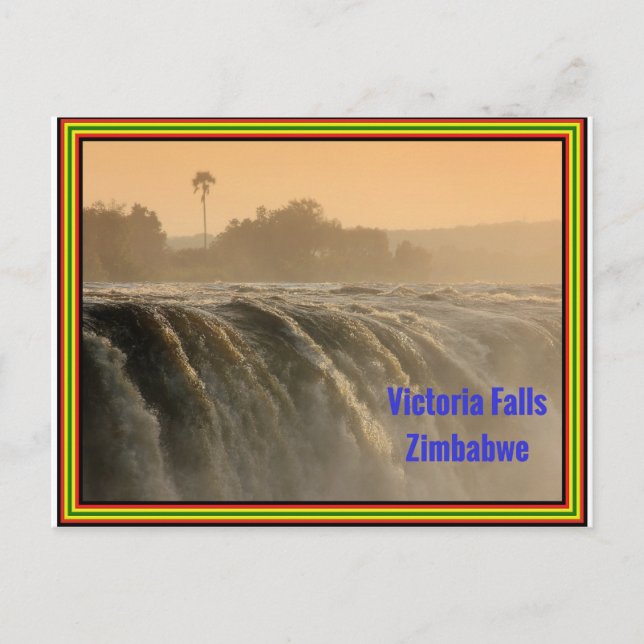 Postal Sunrise at Victoria Falls (Anverso)