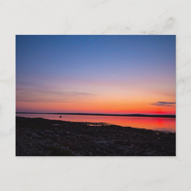 Postal Sunrise, Bahía de Gouldsboro, Maine (Anverso)