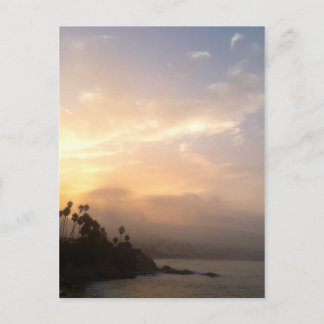 Postal Sunrise Beach Misty Laguna