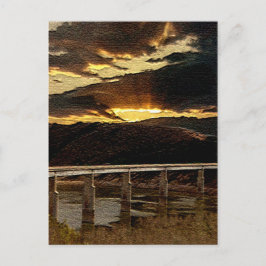 Postal Sunrise de California Bridge