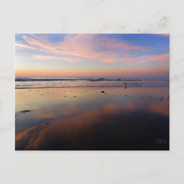 Postal Sunrise de Playa Rosa (Anverso)