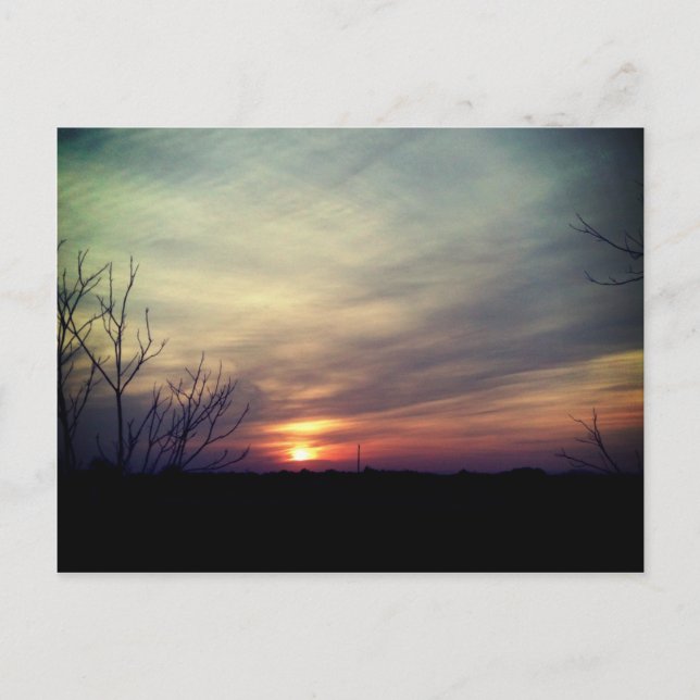 Postal Sunrise de Texas Occidental (Anverso)