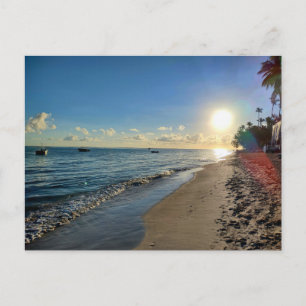 POSTAL SUNRISE IN BAVARO POSTCARD