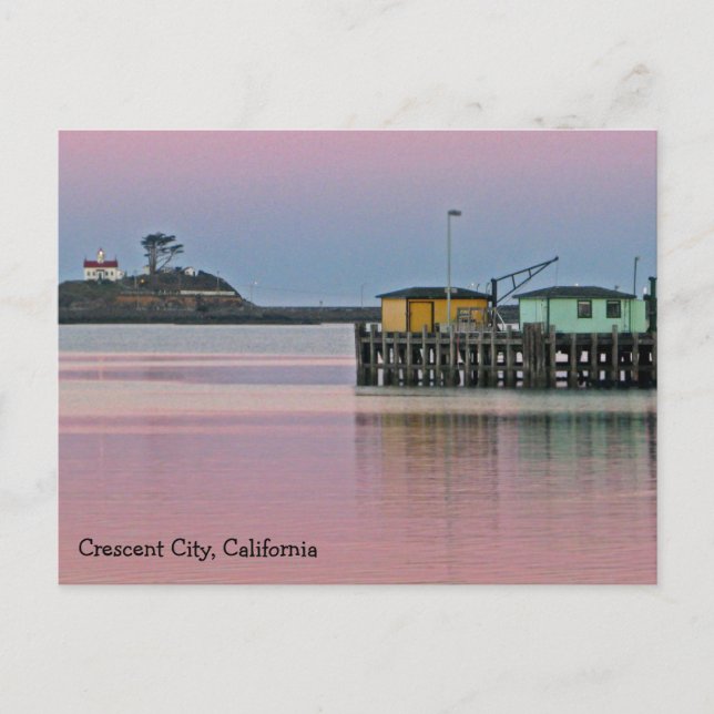 Postal Sunrise in Crescent City, CA Postcard (Anverso)