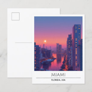 Postal Sunrise in Miami Florida USA Travel