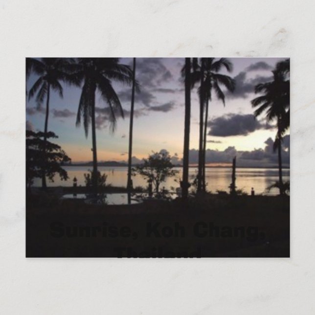 Postal Sunrise, Koh Chang, Tailandia (Anverso)