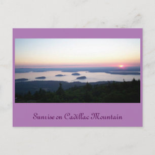 Postal Sunrise on Cadillac Mt., Postcard