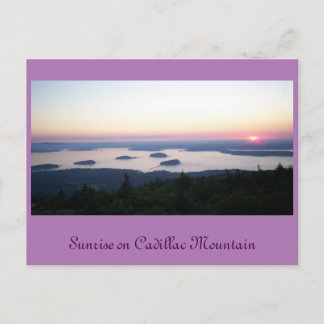 Postal Sunrise on Cadillac Mt., Postcard
