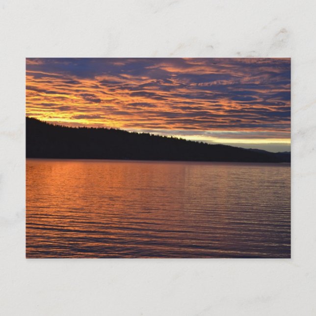 Postal Sunrise on Lake Washington (Anverso)
