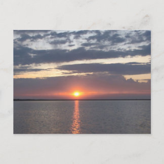 Postal Sunrise Over Lake