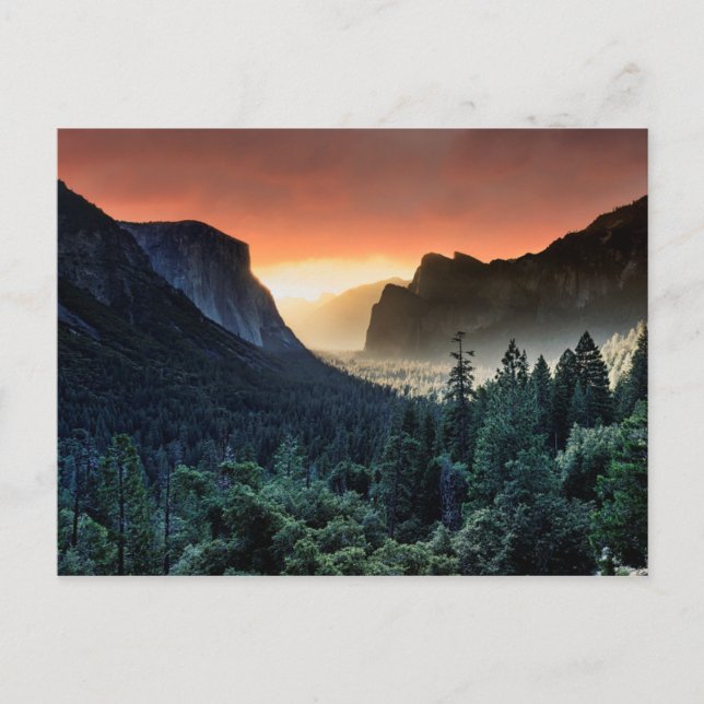Postal Sunrise | Parque nacional Yosemite (Anverso)