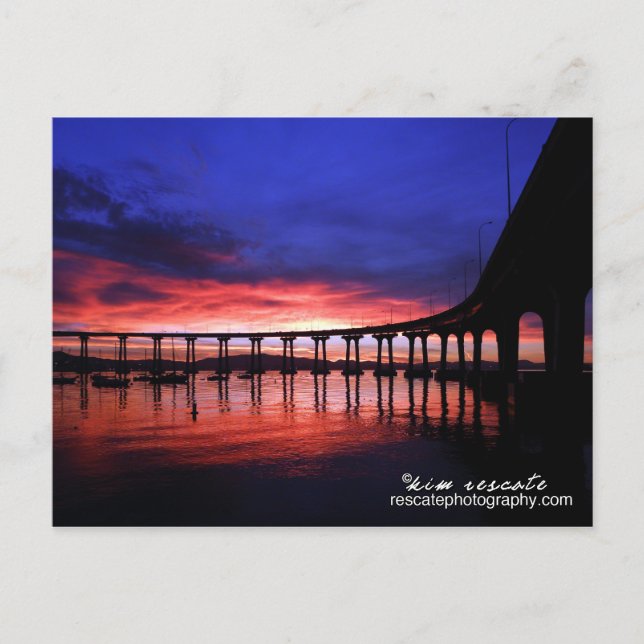 Postal Sunrise Puente Coronado (Anverso)
