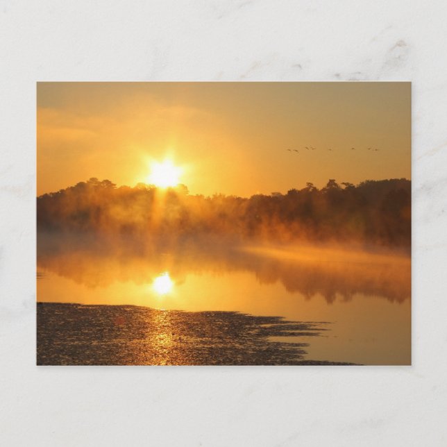 Postal Sunrise Reflection Lake (Anverso)