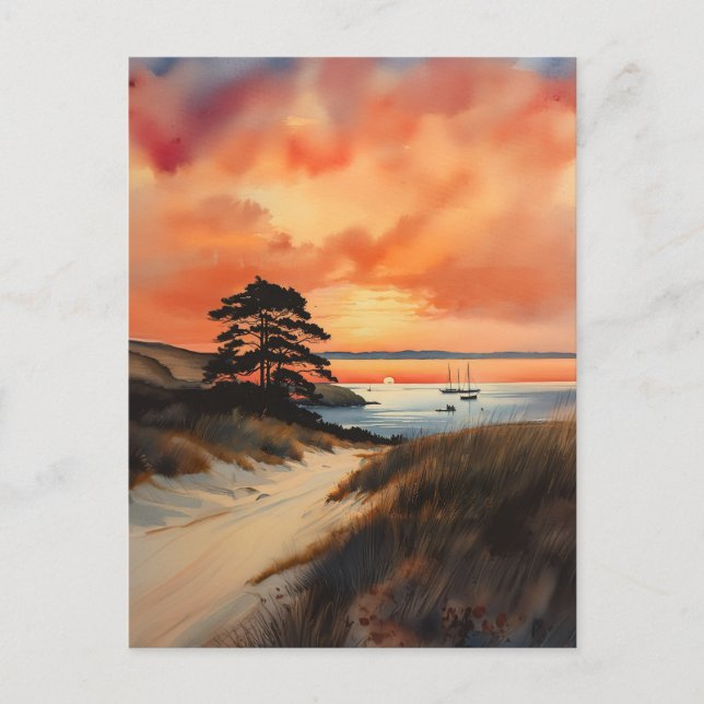 Postal Sunrise Serenity at Buzzard's Bay (Anverso)