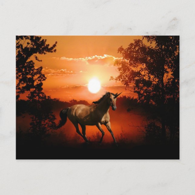 Postal Sunrise Unicorn (Anverso)