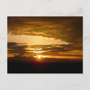 Postal Sunset africano