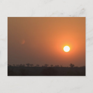 Postal Sunset africano