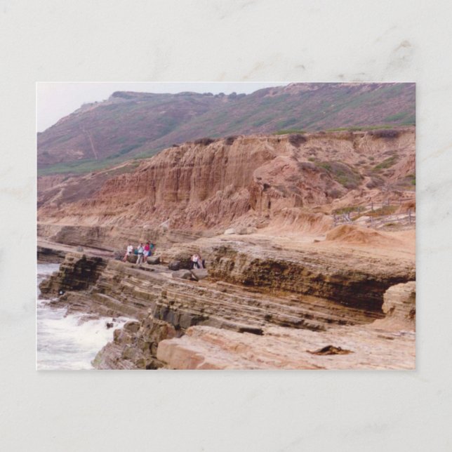 Postal Sunset Cliffs San Diego California (Anverso)
